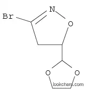 Molecular Structure of 1120215-07-7 (3-Bromo-5-[1,3]dioxolan-2-yl-4,5-dihydroisoxazole)